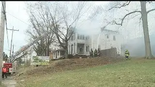 Fire damages historic home in Sharon