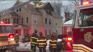Fire damages house in Hartford