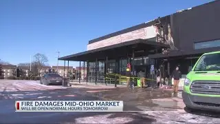 Fire damages Mid-Ohio Market on west side