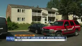 Fire Department: Cigarette butts caused Ripon apartment fire