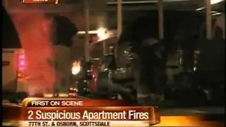 Fire department investigating suspicious apartment fires