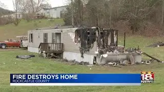 Fire Destroys Home