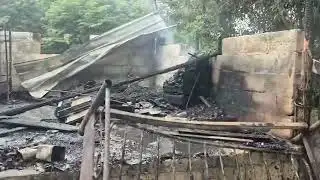Fire Destroys Home in Corozal, Occupant Left With Nothing