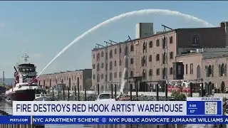 Fire destroys Red Hook warehouse