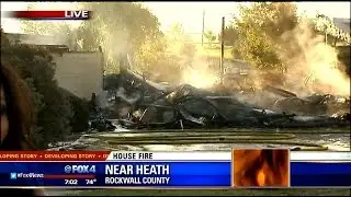 Fire destroys Rockwall County home