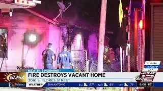 Fire destroys vacant home on South Side