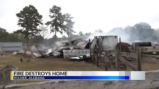 Fire destroys Wilmer home Sunday morning