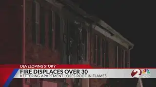 Fire displaces over 30 in Kettering