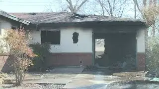 Fire erupts at abandoned house