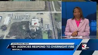 Fire erupts overnight in Benton