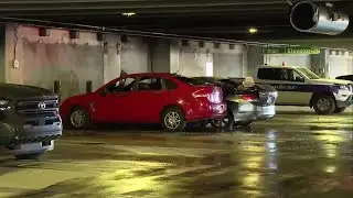 Fire extinguished after car fire spreads in downtown Wilmington parking deck