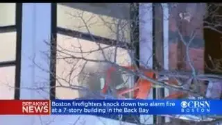 Fire Forces Back Bay Residents Out Of Building