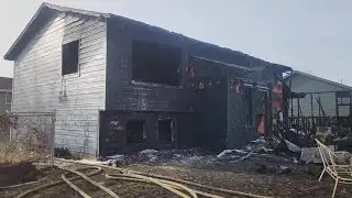 Fire guts home, destroys two vehicles in Billings Heights