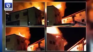 Fire Guts Section Of Alaba Market In Lagos
