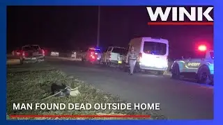 Fire in Collier County; man found dead outside home