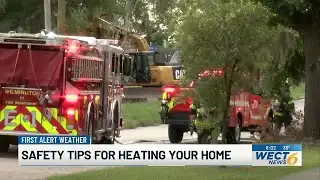 Fire officials urge heating safety as bitter cold grips southeastern North Carolina