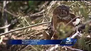 Fire officials urge people to be responsible by obtaining burn permit