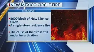 Fire on New Mexico Circle contained by 24 firefighters