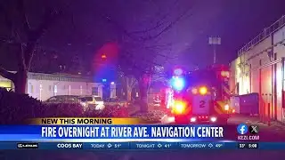 Fire Overnight at River Avenue Navigation Center