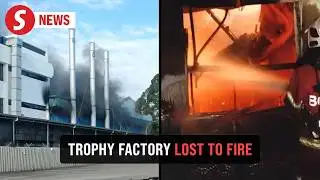 Fire razes trophy-making factory in Bayan Lepas