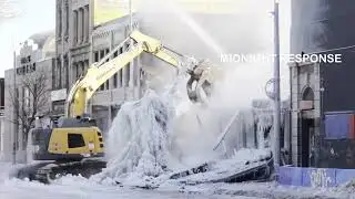 Fire rips though abandoned Manwin hotel, major crimes investigating. 