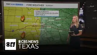 Fire risk this weekend in North Texas as hot, dry temperatures continue