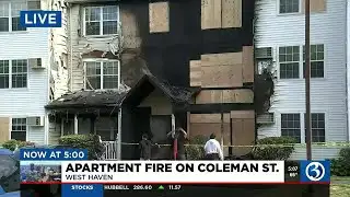 Fire tears through West Haven apartment complex
