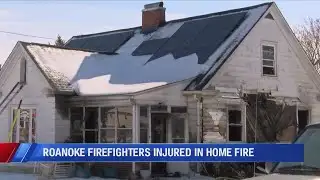 Firefighter critically injured in Roanoke structure fire