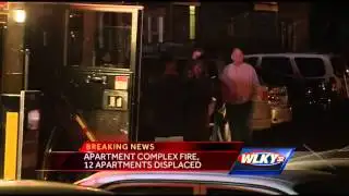 Firefighter injured in overnight apartment fire