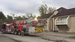 Firefighter injured while battling fire