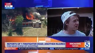 FIREFIGHTER SHOOTING - AMERICAN HISTORY X NEWS INTERVIEW