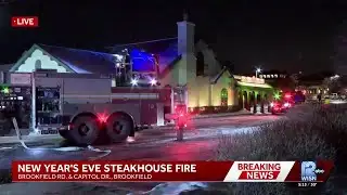 Firefighters battle blaze at Mr. B