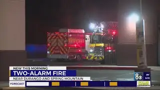 Firefighters battle blaze on Durango in west valley