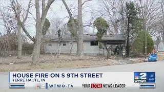 Firefighters battle blaze on New Year