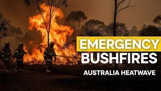 Firefighters Battle Emergency Bushfires as Heatwave Grips Australia