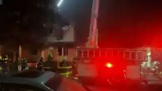 Firefighters battle house fire in Westmont, NJ