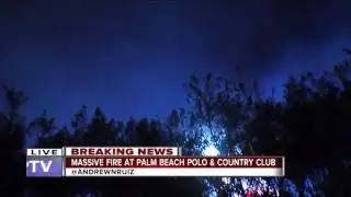 Firefighters battle massive fire in Wellington