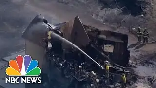 Firefighters Battling Fast-Moving Wildfires Across West Coast