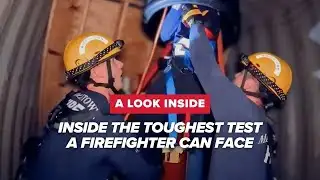 Firefighters face a real-life rescue challenge inside the toughest training maze