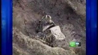 Firefighters Find Trapped Motorist