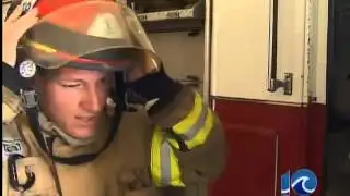 Firefighters keep their cool