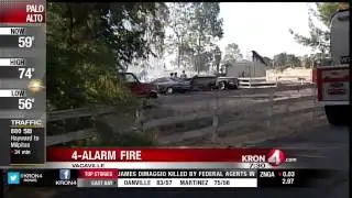 Firefighters Knock Down Four Alarm Blaze