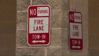 Firefighters push to stop drivers from blocking fire lanes