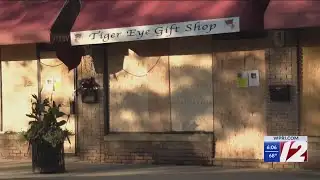 Firefighters return to Warwick gift shop after weekend fire flares up