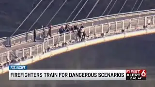 Firefighters train for dangerous scenarios