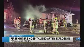 Firefighters treated and released after structure fire