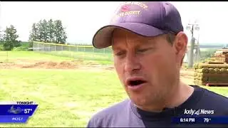 Firefighters volunteer time to make Freeman baseball field vision a reality