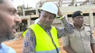 Fireworks as DP Kindiki inspects Ithookwe Stadium, Kitui County where Mashujaa day will be held!