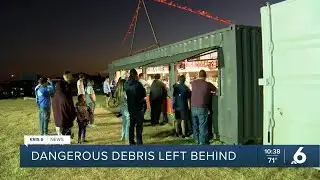 Fireworks debris can harm the enviornment