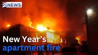 Fireworks spark massive apartment fire in west Houston on New Year’s Day